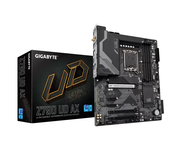 לוח אם Gigabyte Z790 UD AX 1.2 WIFI 6E PCIE5.0 lan 2.5GbE ATX