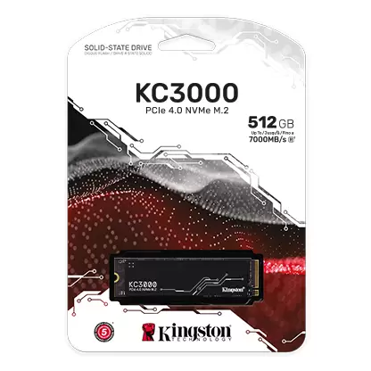 אחסון KINGSTON 4096G KC3000 M.2 2280 NVMe SSD תמונה 3