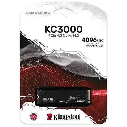 אחסון KINGSTON SSD 4TB KC3000 PCIe 4.0x4 NVMe תמונה 3