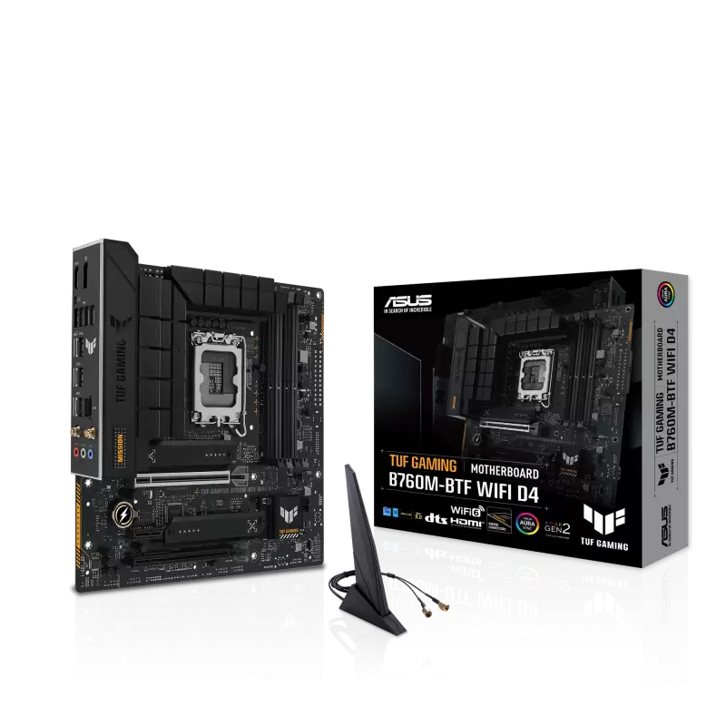 לוח אם Asus TUF GAMING B760M-BTF WIFI D4 MB (B760) LGA1700 USB3.2 G2*2 תמונה 5