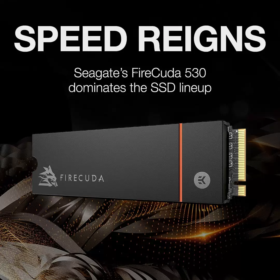 דיסק פנימי FireCuda 530 with Heatsink SSD NVME 2TB R/W up to 7300/6000 תמונה 2