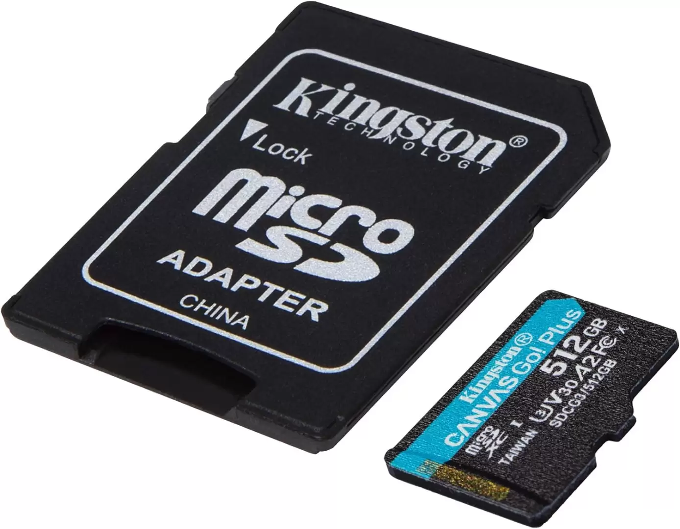 כרטיס זיכרון 512GB microSDXC Canvas GoPlus 170R A2 U3 V30 + ADP תמונה 2