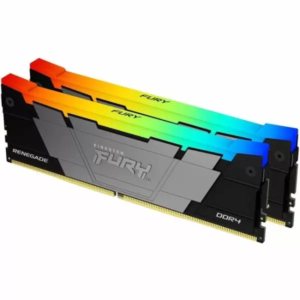 זכרון למחשב נייח 16GB 3200MT/s DDR4 CL16 DIMM (Kit of 2) FURY Renegade RGB