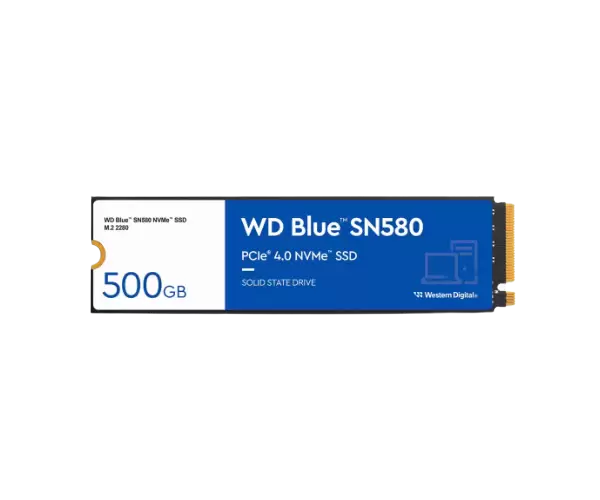 דיסק פנימי Western Digital Blue SN580 500GB NVMe Gen4.0 תמונה 2