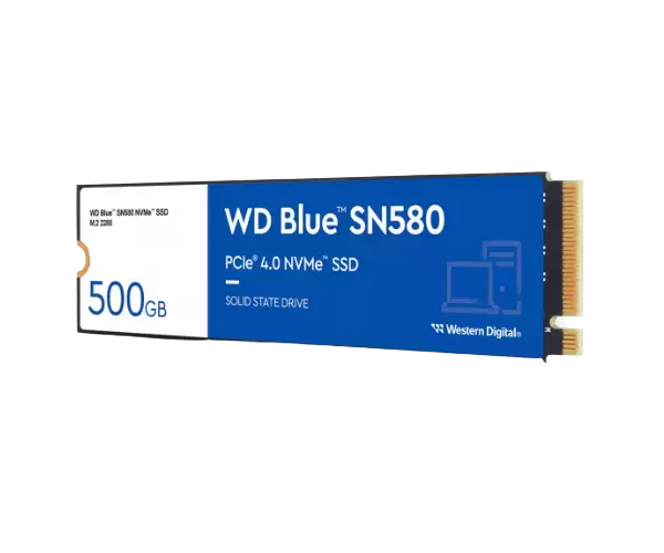 דיסק פנימי Western Digital Blue SN580 500GB NVMe Gen4.0 תמונה 3