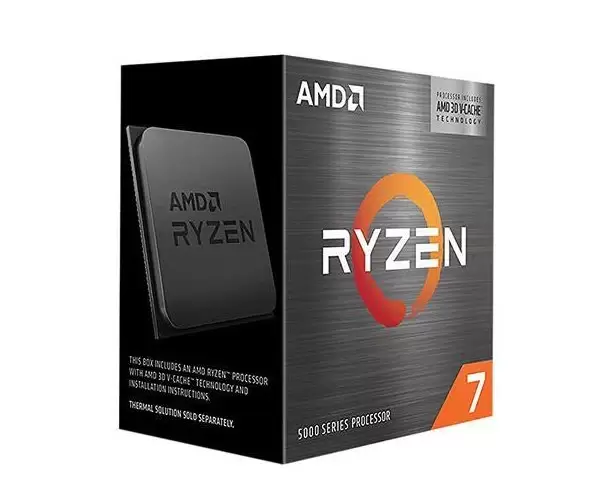 מעבד סדרה 5000 AMD R7 5800X3D Box 8Crs 16Thrd 4.5Ghz V-cahce