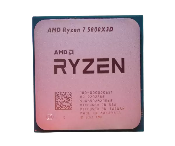 מעבד סדרה 5000 AMD R7 5800X3D Box 8Crs 16Thrd 4.5Ghz V-cahce תמונה 2