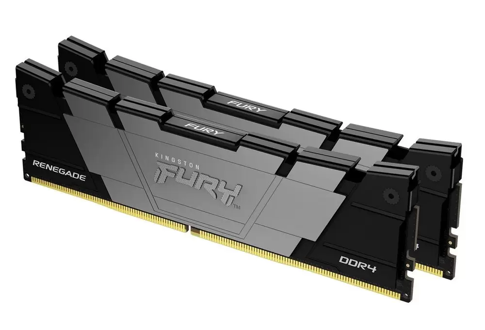 זיכרון לנייח Kingston 32GB 3200MT/s DDR4 CL16 DIMM (Kit of 2) 1Gx8 FURY Renegade Black