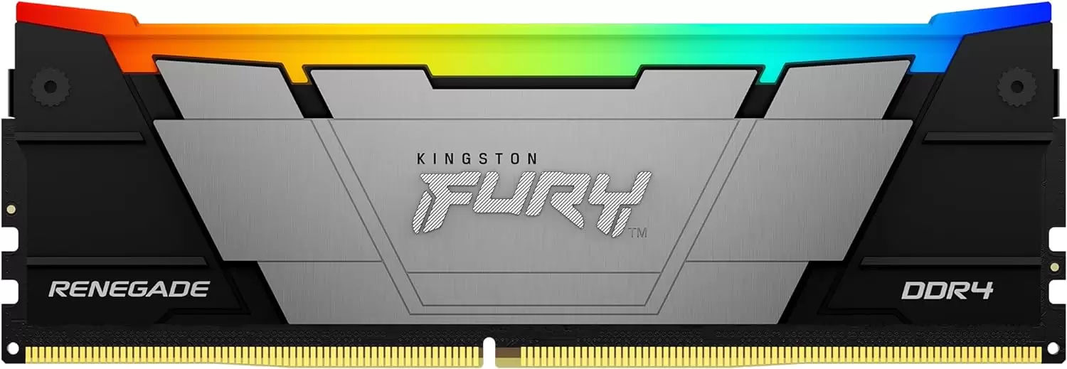 זיכרון לנייח Kingston 32GB 3200MT/s DDR4 CL16 DIMM (Kit of 2) 1Gx8 FURY Renegade RGB תמונה 2