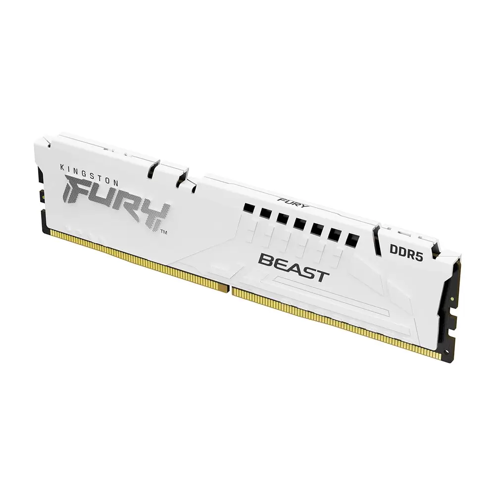 זיכרון לנייח 32GB 5600MT/s DDR5 CL36 DIMM FURY Beast White EXPO