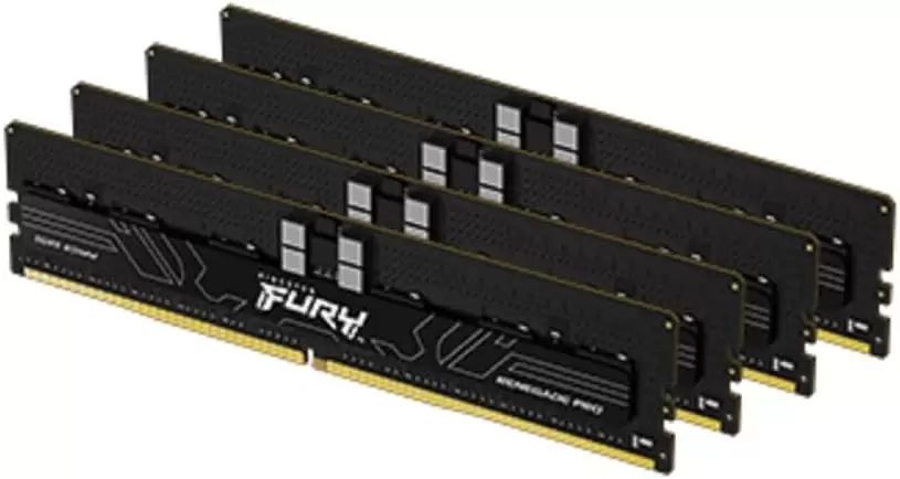 זיכרון לנייח 128GB 5600MT/s DDR5 ECC Reg CL36(KIT4)FURY Renegade Pro XMP