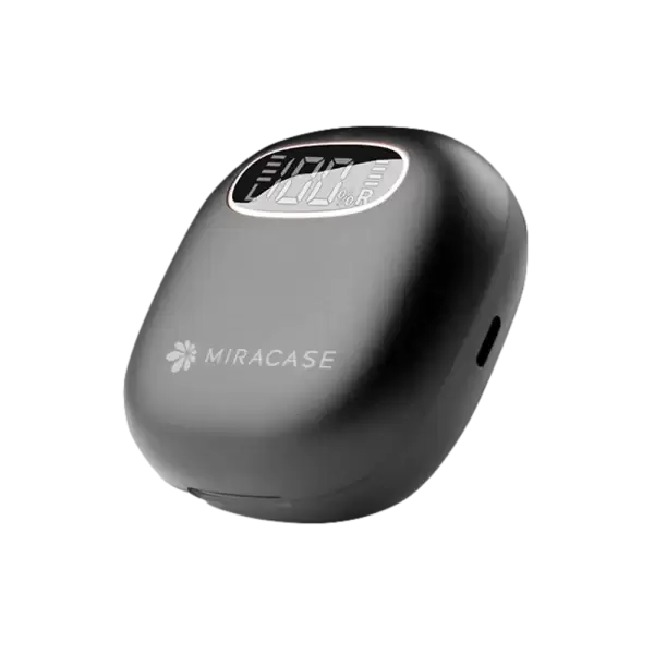 אוזניות אלחוטיות נטענות מבית MIRACASE דגם TRUE WIRELESS EARBUDS MTWS120 בצבע שחור