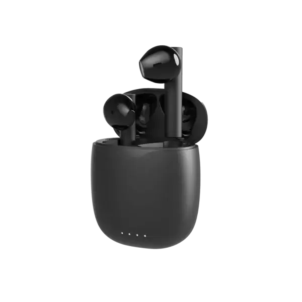 אוזניות נטענות דגם WIRELESS Bluetooth MTWS80 בצבע שחור