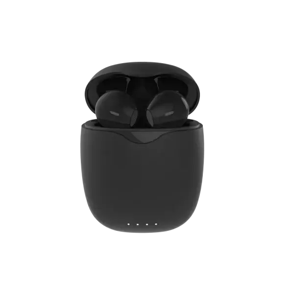 אוזניות נטענות דגם WIRELESS Bluetooth MTWS80 בצבע שחור תמונה 2