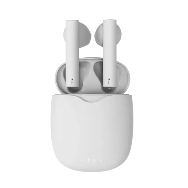 אוזניות אלחוטיות נטענות מבית MIRACASE דגם TRUE WIRELESS EARBUDS MTWS80 בצבע לבן
