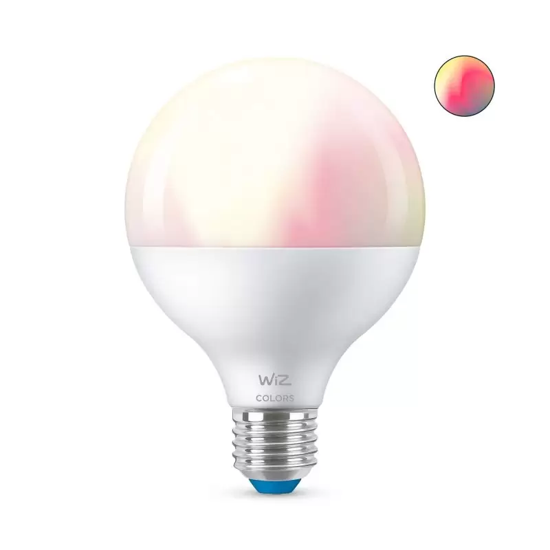נורת LED צבעונית חכמה 11W בגודל G95