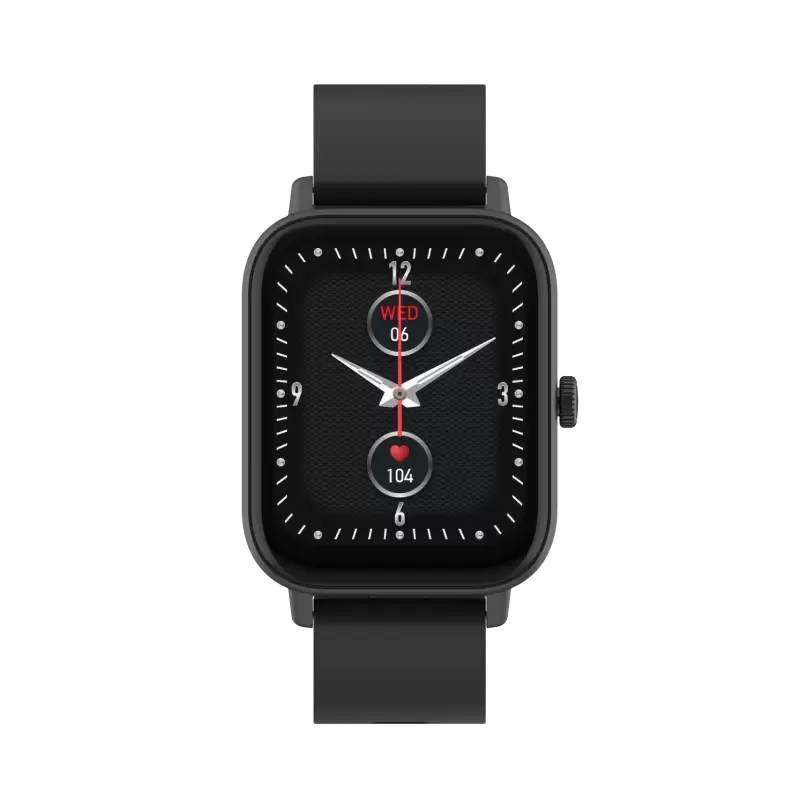 שעון חכם ספורטיבי 1.8" שחור