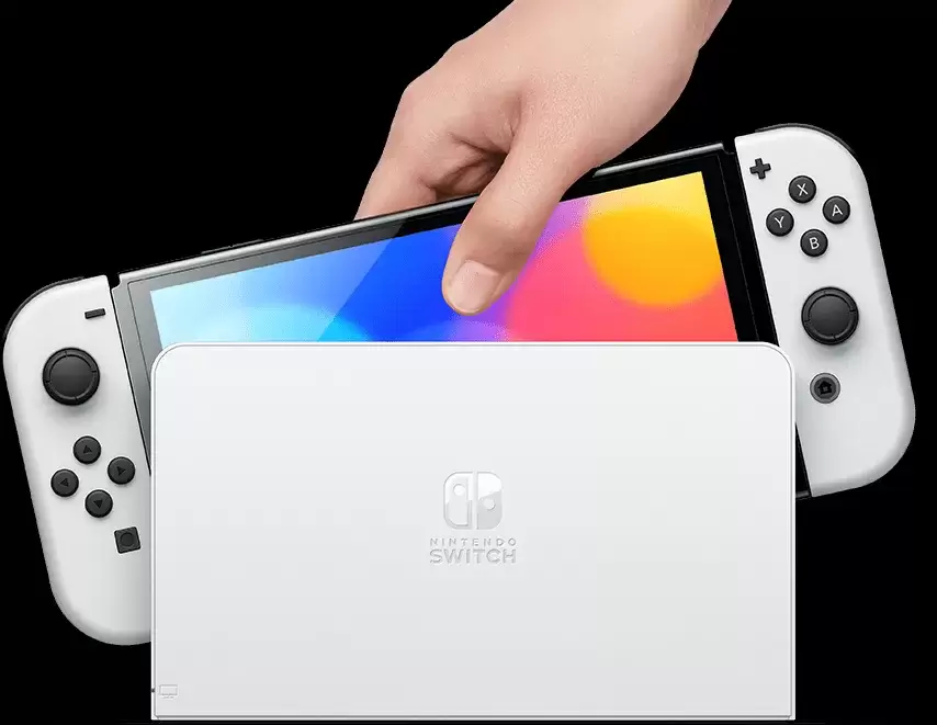 Nintendo Switch Console OLED Model לבן יבואן מורשה תמונה 2