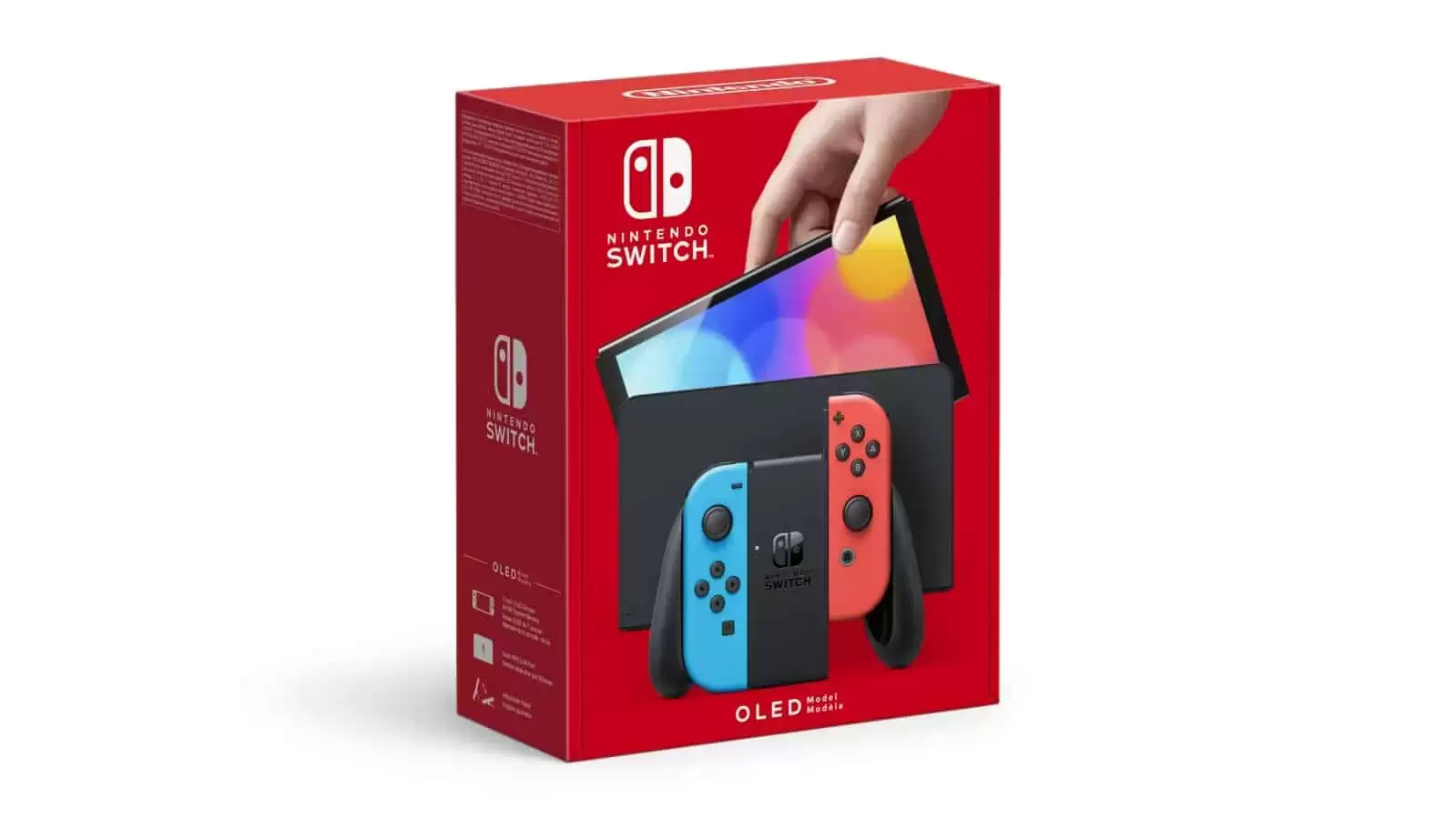 Nintendo Switch (דגם OLED) – אדום & כחול יבואן מורשה