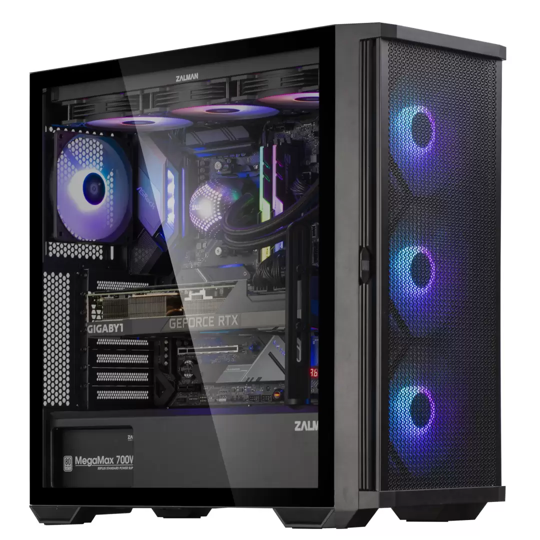 מארז CASE ZALMAN Z10 PLUS 3 X 140MM ARGB FAN