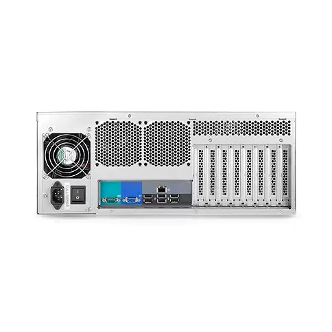 מארז לארון תקשורת  CASE CHENBRO 4U 17.5 Compact Industrial Server Chassis תמונה 3