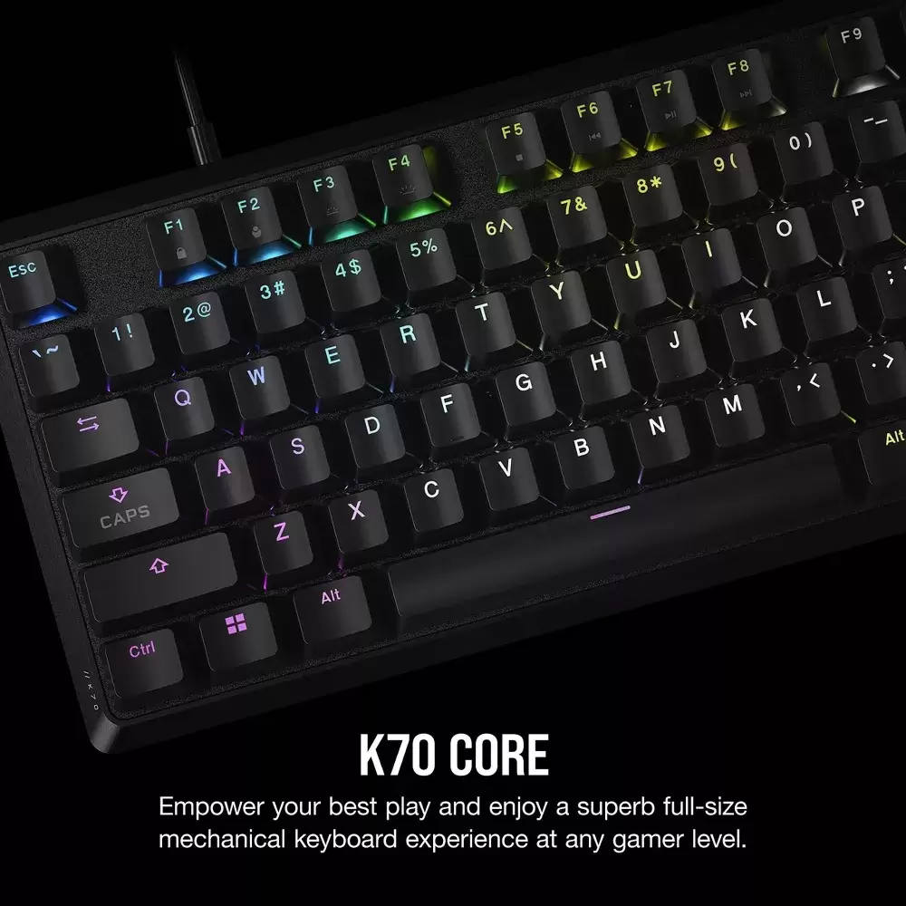 מקלדת מכנית CORSAIR K70 CORE RGB SWITCH תמונה 3