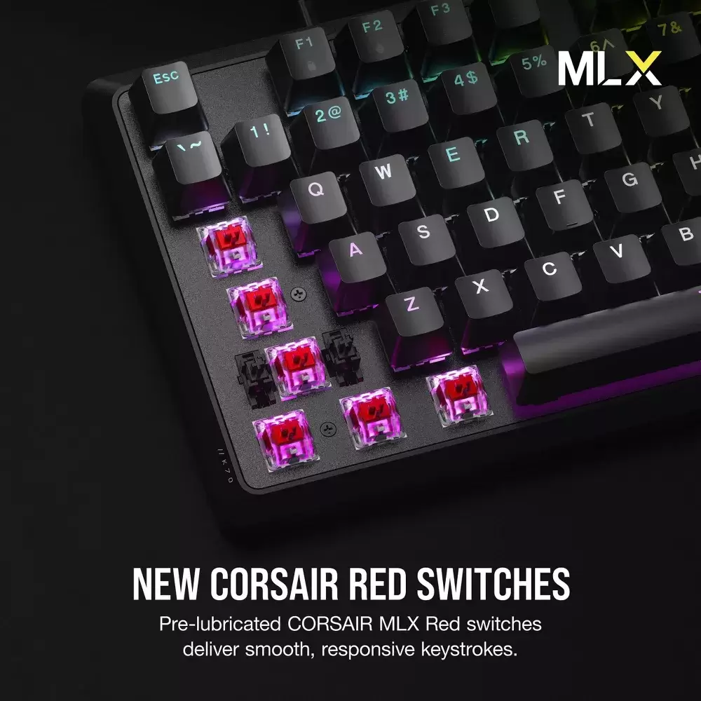 מקלדת מכנית CORSAIR K70 CORE RGB SWITCH תמונה 4