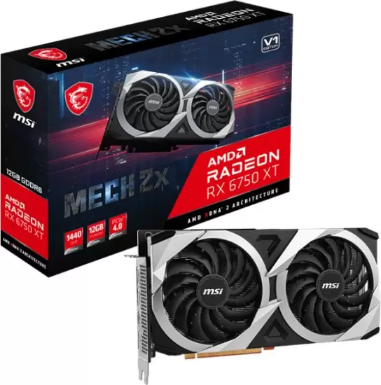 כרטיס מסך MSI Radeon RX 6750 XT MECH 2X 12G V1