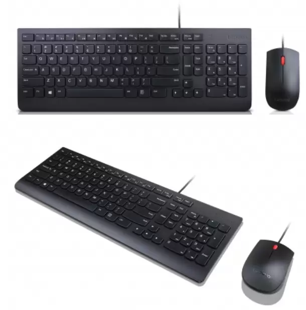 סט מקלדת ועכבר LENOVO Essential Wired Keyboard and Mouse Combo - Hebrew