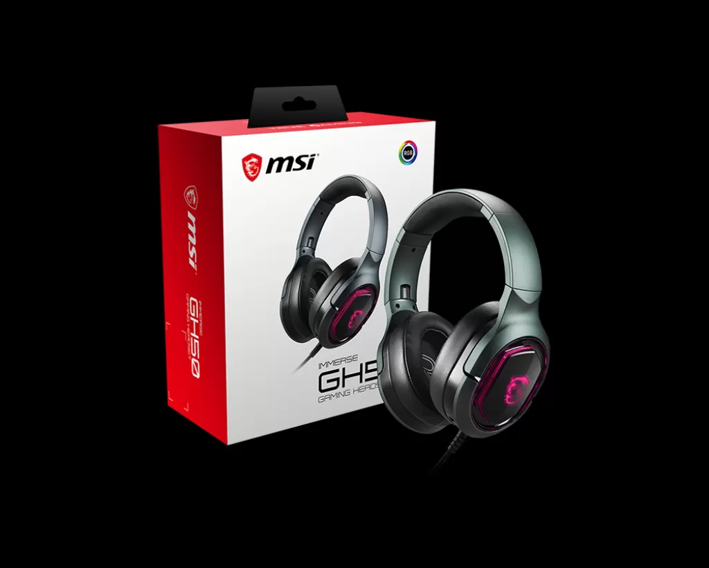 אוזניות חוטיות גיימינג MSI Gaming Immerse Headset GH50 תמונה 4