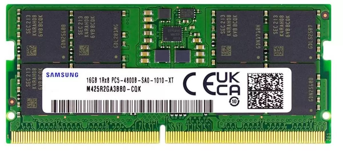 זיכרון לנייד DDR 5 16G/4800 SODIMM Samsung M425R2GA3BB0-CQK