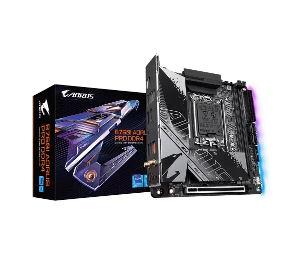 לוח אם Gigabyte B760I AORUS PRO DDR4 Micro-ITX DP HDMI