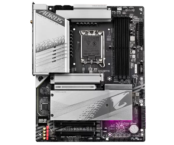 לוח אם Gigabyte Z790 AORUS ELITE AX-W DDR5 WIFI 6E BT ATX תמונה 2