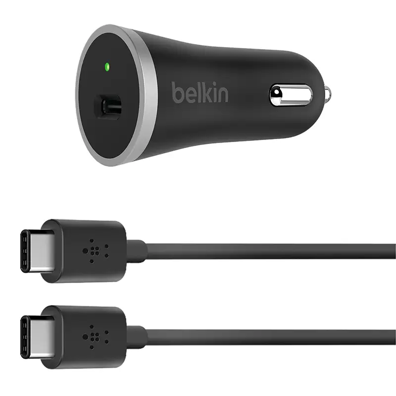 מטען לרכב מטען רכב 3A USB-C  + כבל USB -C