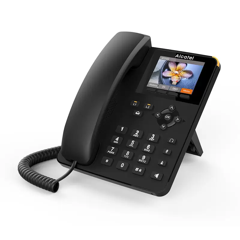 טלפון משרדי VOIP Gigabit עם תצוגה צבעונית Alcatel SP2502G