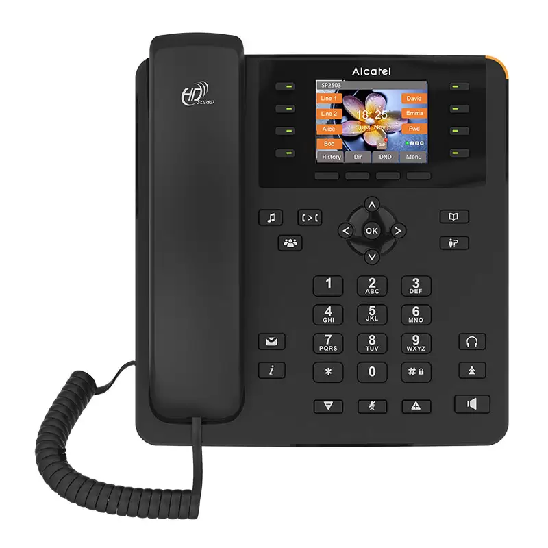 טלפון VOIP Gigabit עם צג צבעוני Alcatel SP2503G