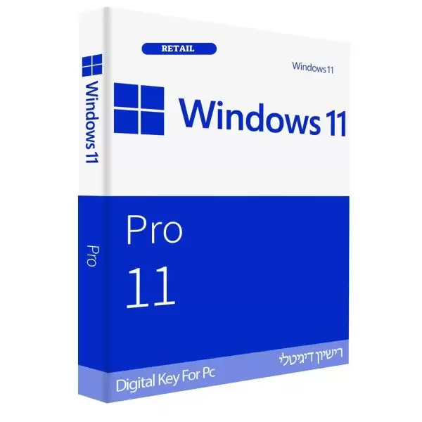 Windows 11 Pro בעברית מלאה