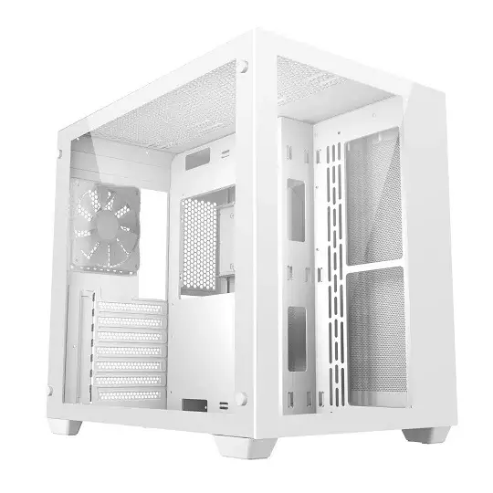 מארז FSP CMT380W GAMINGPC CASE ATX MID TOWER - WHITE לבן תמונה 2