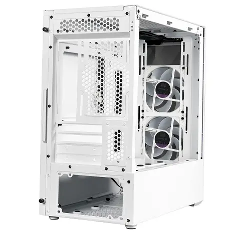 מארז FSP CMT380W GAMINGPC CASE ATX MID TOWER - WHITE לבן תמונה 4