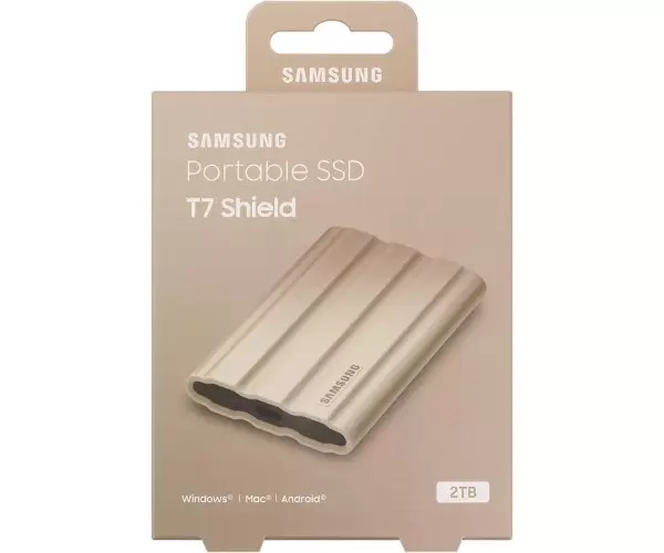 דיסק חיצוני Samsung T7 Shield 2TB External NVME HDD USB 3.2 IP65 תמונה 3