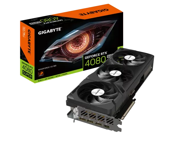 כרטיס מסך Gigabyte GeForce RTX 4080 SUPER WINDFORCE V2 16GB