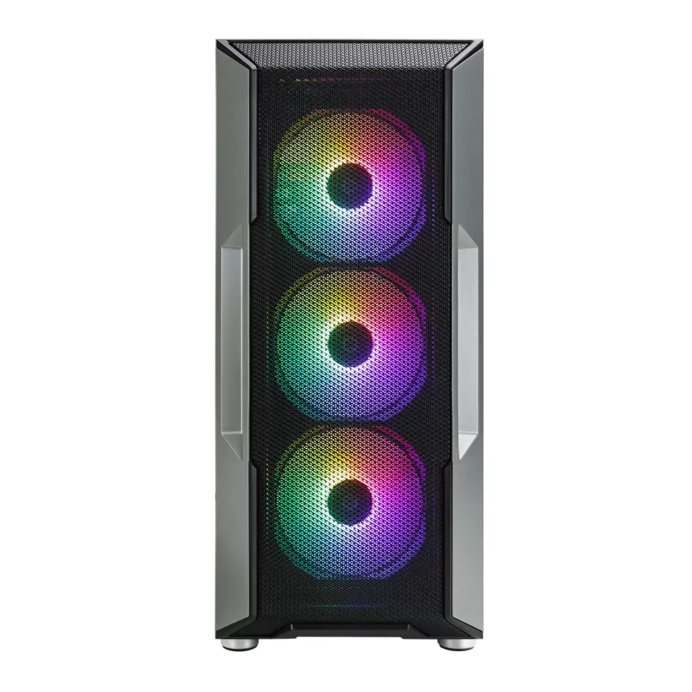 מארז מחשב CASE ZALMAN MID TOWER I3 NEO TEMPERED GLASS Black 3 x 120mm תמונה 2