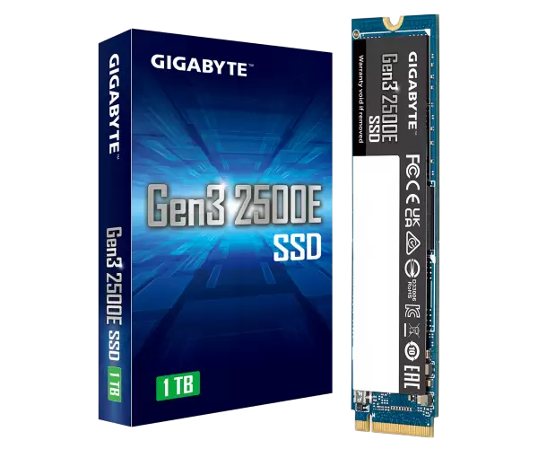 דיסק פנימי GIGABYTE Gen3 2500E SSD NVME 2TB