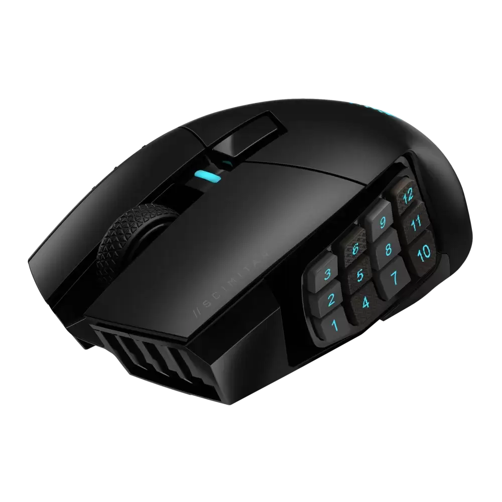 עכבר גיימינג אלחוטי CORSAIR SCIMITAR ELITE WIRELESS MMO Gaming תמונה 3