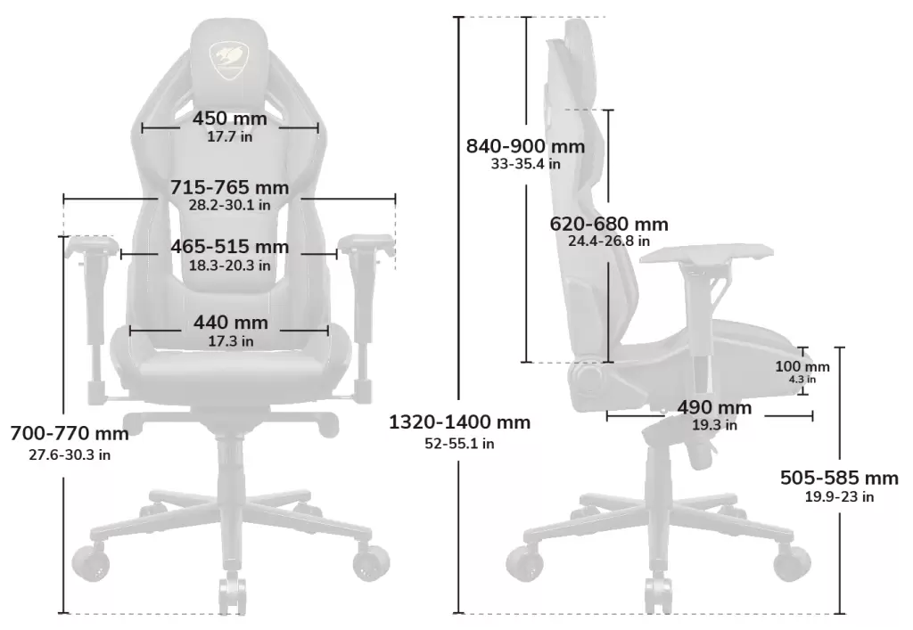 כיסא גיימר COUGAR Hotrod Royal gaming chair תמונה 5