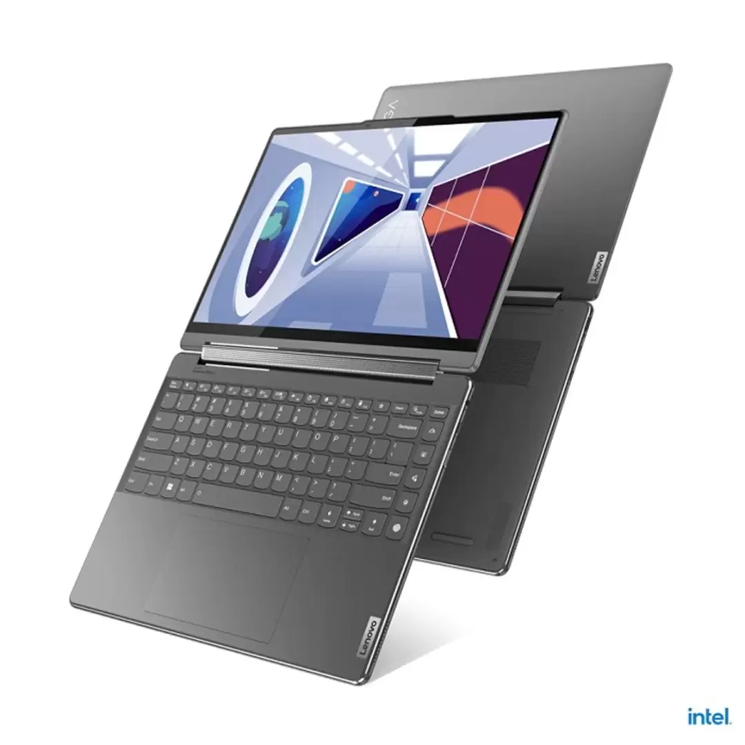 מחשב נייד לנובו Lenovo Yoga 9 i7-1360P 14"T OLED 16G 1T W11H GRAY 3YP-OS תמונה 2
