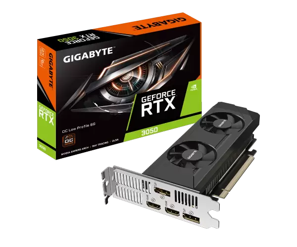 כרטיס מסך Gigabyte GeForce RTX 3050 6GB Low Profile