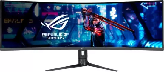 מסך מחשב גיימינג קעור Asus ROG Strix XG49WCR Super Ultra-Wide VA DQHD 165Hz 49 Inch