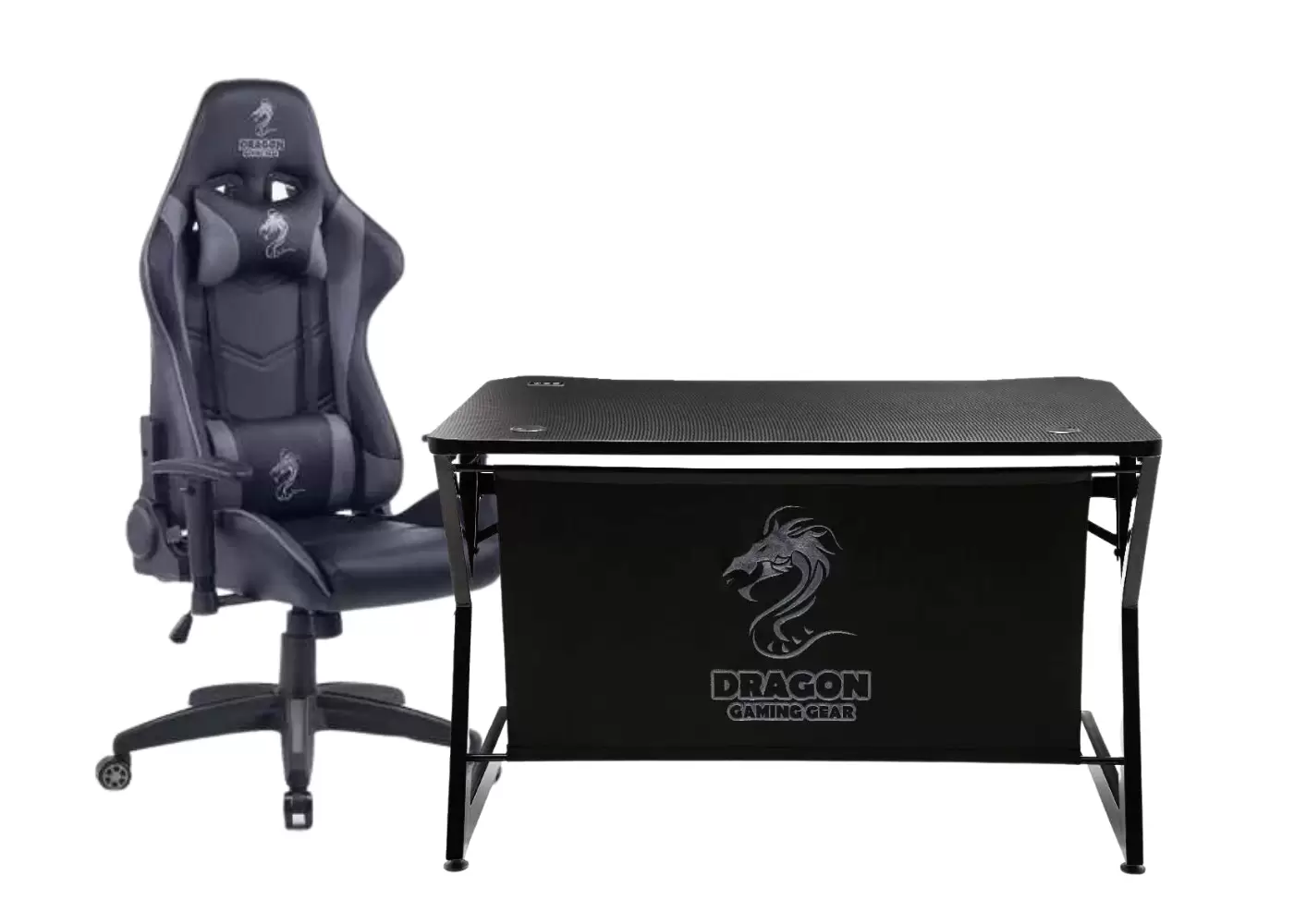 עמדת גיימינג דראגון שחורה Dragon Olympus +Dragon T7 XL RGB Gaming Table
