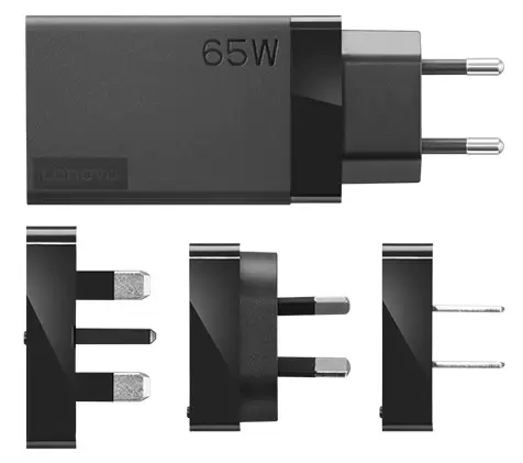 מתאם נסיעות אוניברסלי Lenovo 65W USB-C AC Travel Adapter